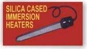 Silica Cased Electric Immersion Heaters