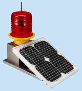LED Solar Powered Low Intensity Aviation Obstacle Light