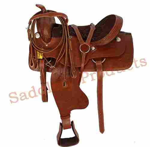 Brown Western Pleasure Saddle