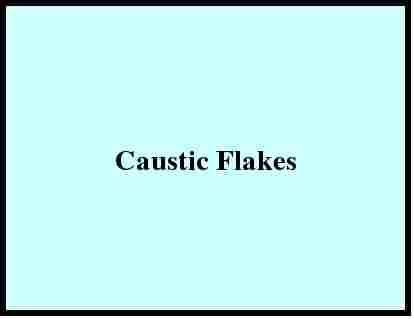 Caustic Flakes
