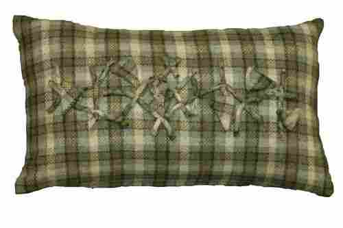 Woven Check Cushion Cover