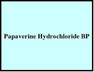 Papaverine Hydrochloride Bp Capacity: 1-2 Person