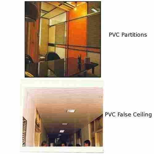 PVC Partitions/False Ceiling