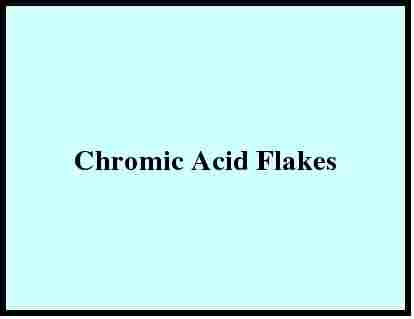 Chromic Acid Flakes