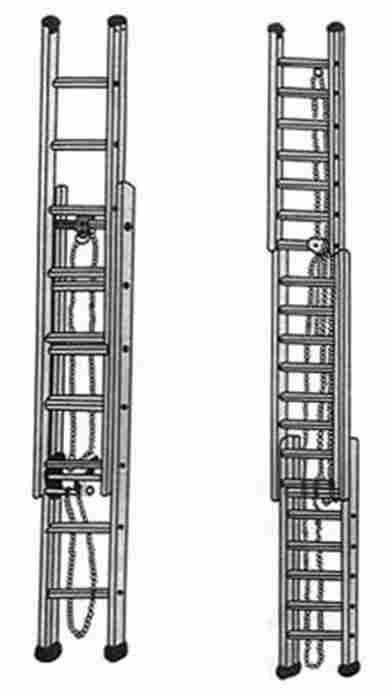 Aluminium Metal Wall Extension Ladder (Ad002)