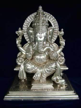 Silver Ganesh Ji Statues