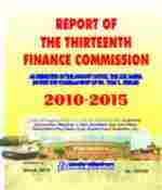 Report of The Thirteenth Finance Commission Book