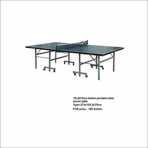 TB-201 One-Folded Portable Table Tennis Table
