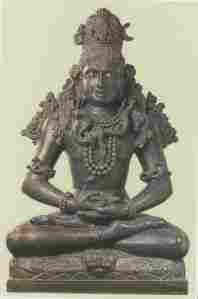 Greyschist Stone Seated Shiva