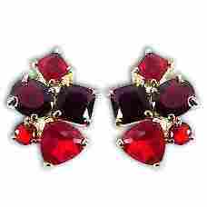 Five-Stone Studded Earring