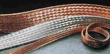 Tinned Copper Braided Strips