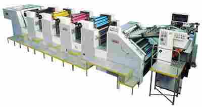 Five Colour Sheetfed Offset Printing Machine With Perfector