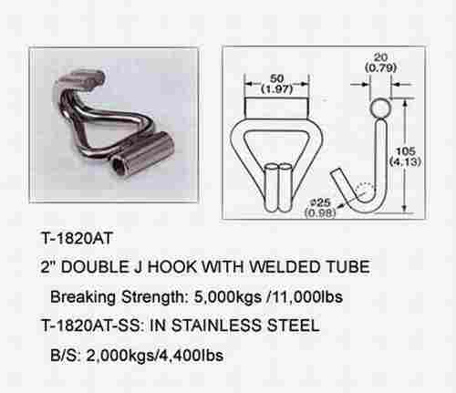 Double J Hook With Welded Tube