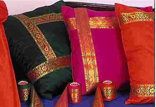 Decorative Sari Cushion Covers