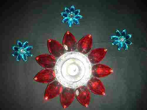 Floating Diyas And Floating Flowers