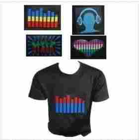 Sound Activated LED Light T Shirt
