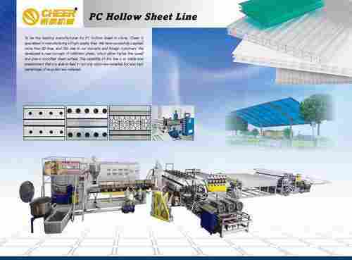 PC Hollow Sheet Production Line