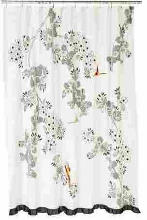 Embroidered Window Curtains