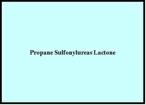 Propane Sulfonylureas Lactone