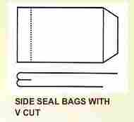 Side Seal Bio Degradable Bags With With V Cut