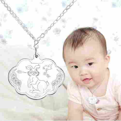 Myshine Popular Silver Baby Pendant Gift