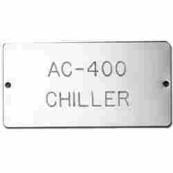 Etched Stainless Steel Name Plates