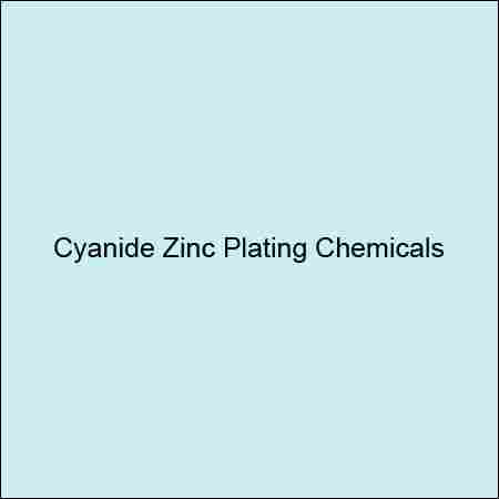 Cyanide Zinc Plating Chemicals