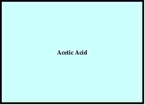 Premium Quality Glacial Acetic Acid