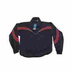 Cricket Suits-Navy Blue With Red Strips