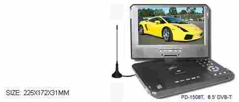 Portable DVD Player with DVB-T(PD- 1508 DVB-T)