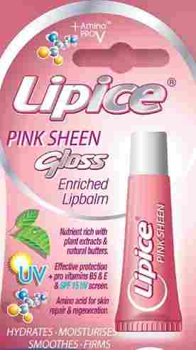 Lipice/Lipaid Pink Sheen Lip Balm