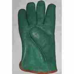 Green Driving Gloves