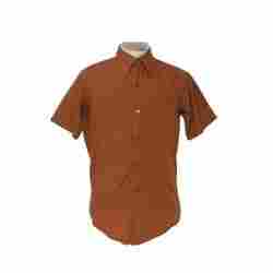 Blended Short Sleeves Cotton Shirts