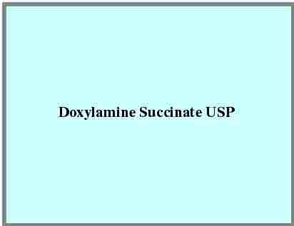 Doxylamine Succinate USP