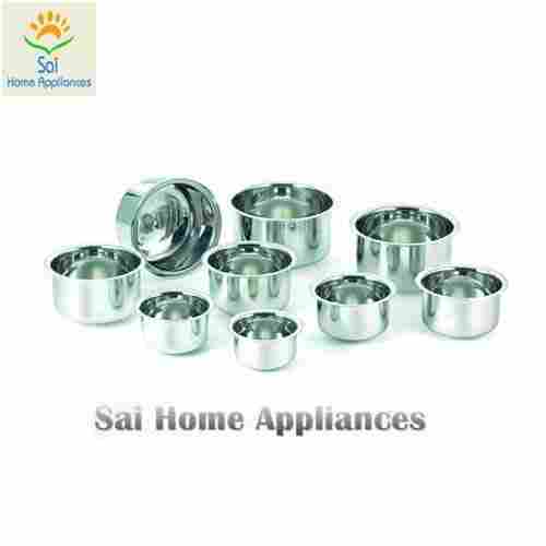 Round Bottom Stainless Steel Metal Topes
