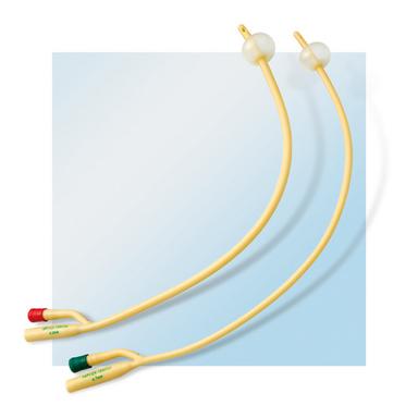 2 Way Silicone Coated Latex Foley Catheter