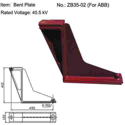 Bent Plate Epoxy Insulator for ABB Switchgear