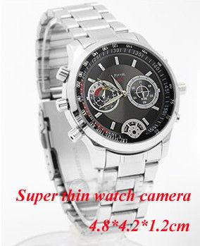 Super Slim Upscale Low Illumination 1 Lux Waterproof Spy Motion Detection Watch Camera