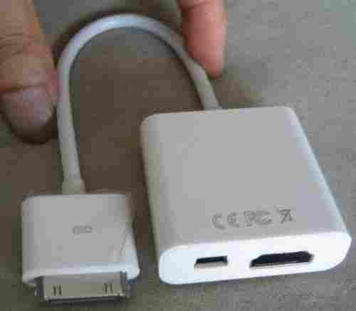 30Pin(iPad) Dock Connector to HDMI+Mini USB