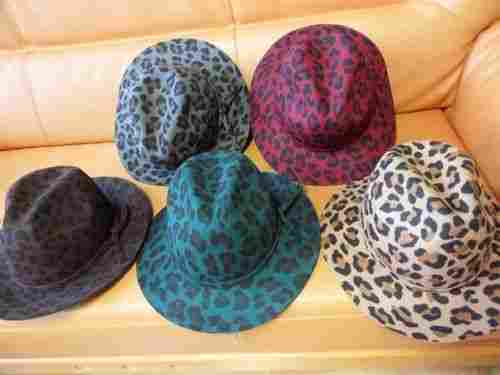 Printed Wool Felt Hat