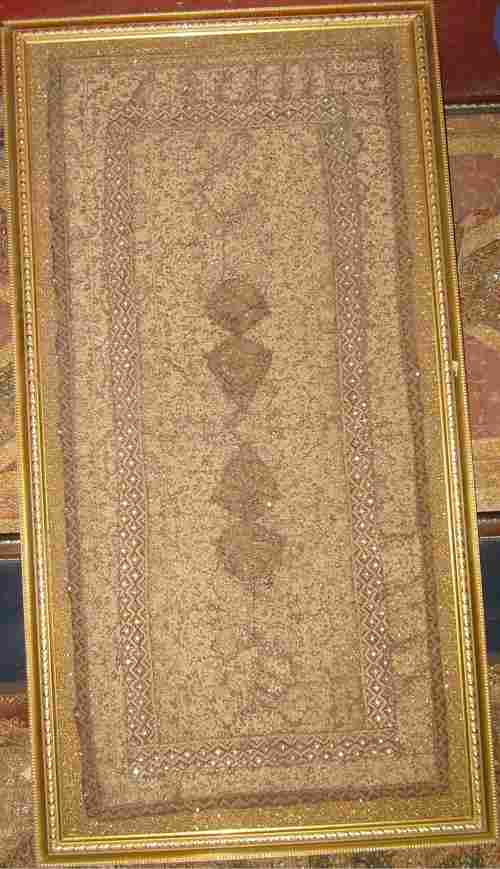 Indian Wall Hanging Zardosi Tapestry