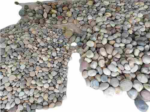 Natural Beauty Texture Multi Color Mix Tumbled Round Smooth Unpolished Pebble And Wash Cobble Stone Rock For Garden Development