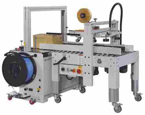 Automatic Taping and Strapping Machine (Combo)