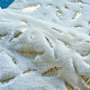 Fleece Home Textile Foil Printed Pv Plush Fabric