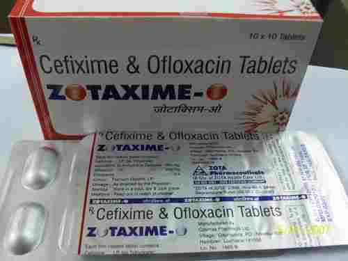 Cefixime And Ofloxacin Tablets (Zotaxime-O)