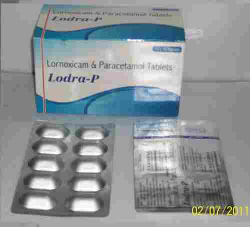 Lornoxicam And Paracetamol Tablets (Lodra-P)