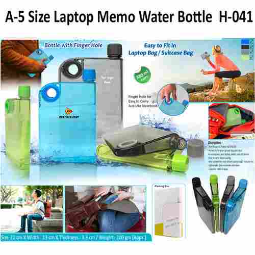 A-5 Size Laptop Memo Water Bottle