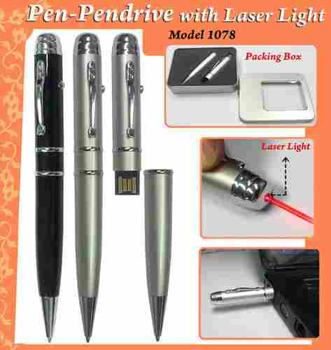 Pen Drive With Laser Light