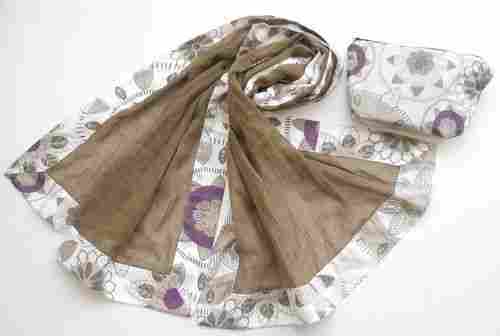 Scarf And Pouch (908398- S & P)