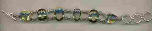 Sterling Silver Bracelets Stone Studded